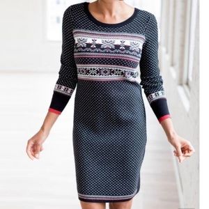 HANNA Andersson Fairisle Sweater Dress
